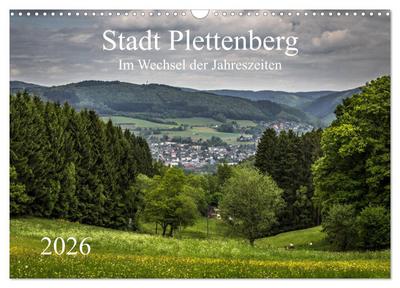 Stadt Plettenberg (Wandkalender 2026 DIN A3 quer), CALVENDO Monatskalender