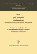 Verfahren der Äquidensitometrie im Hinblick auf die quantitative Auswertung schalloptischer Abbildungen