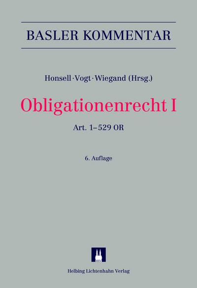Obligationenrecht I: Art. 1-529 OR (Basler Kommentar)