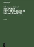 Research Methodologies in Human Diabetes. Part 2