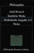 Adolf Reinach - Sämtliche Werke