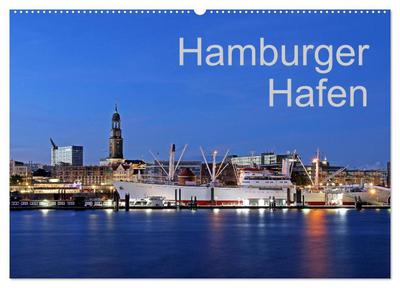 Hamburger Hafen (Wandkalender 2026 DIN A2 quer), CALVENDO Monatskalender