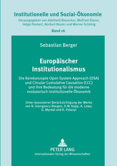 Europäischer Institutionalismus