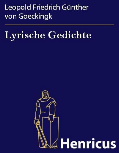 Lyrische Gedichte