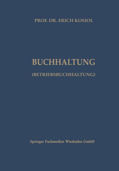 Kalkulatorische Buchhaltung (Betriebsbuchhaltung)