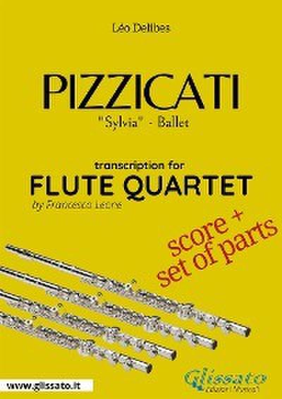 Flute Quartet "Pizzicati" by Delibes - score & parts