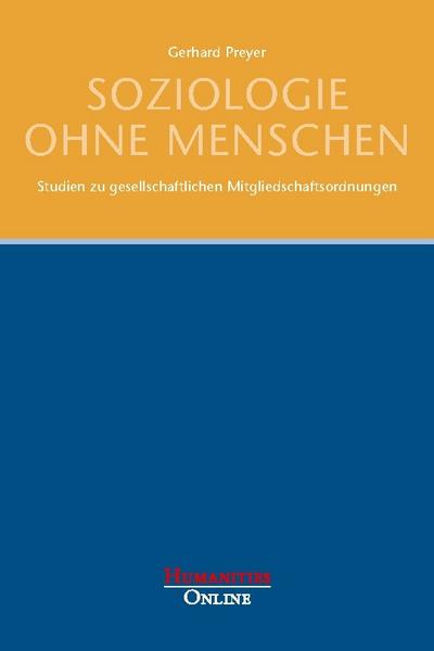 Soziologie ohne Menschen