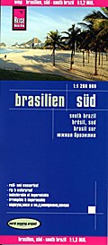 Reise Know-How Landkarte Brasilien, Süd (1:1.200.000). South Brazil / Brésil, Sud / Brasil Sur