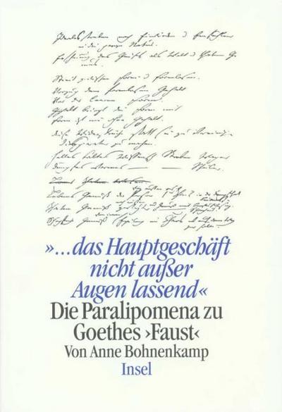 ’... das Hauptgeschäft nicht aus den Augen lassend’