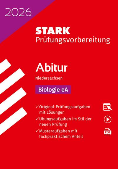 STARK Biologie eA - Abitur 2026 Niedersachsen - Prüfungsvorbereitung, m. 1 Buch, m. 1 Beilage