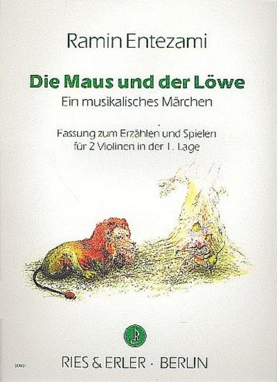 Die Maus und der Löwefür 2 Violinen in der 1. Lage