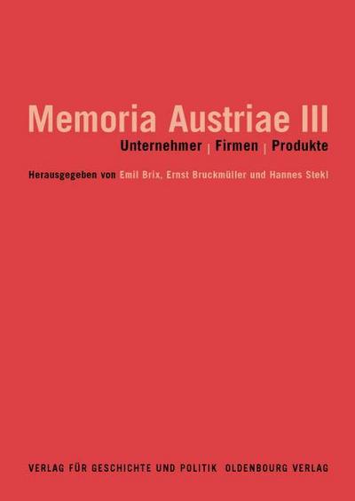 Memoria Austriae III