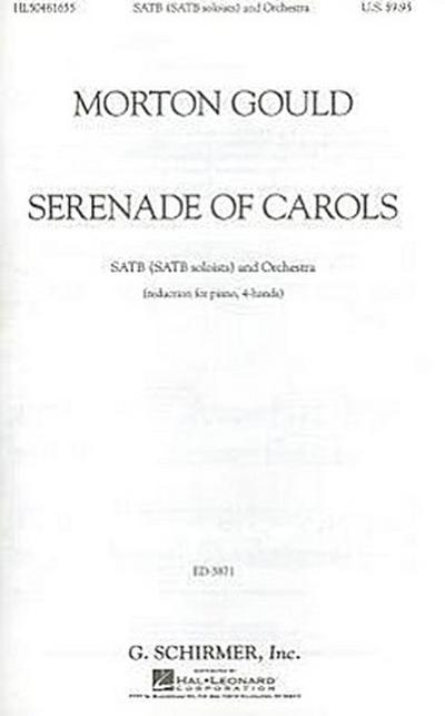 Serenade of Carols: SATB (SATB Soloists) and Orchestra (Reduction for Piano, 4-Hands)