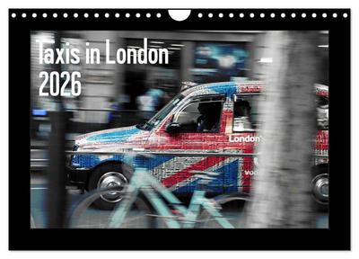 Taxis in London / UK-Version (Wall Calendar 2026 DIN A4 landscape), CALVENDO 12 Month Wall Calendar