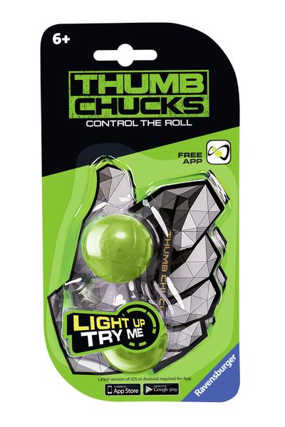 Thumb chucks grün: Control the roll