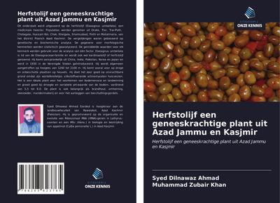 Herfstolijf een geneeskrachtige plant uit Azad Jammu en Kasjmir