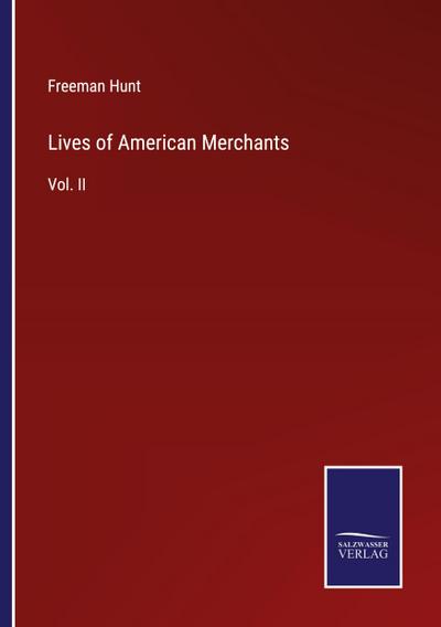 Lives of American Merchants