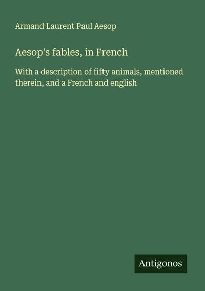 Aesop’s fables, in French