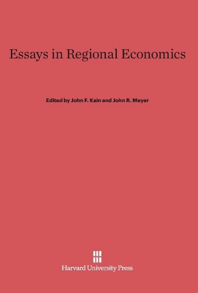 Essays in Regional Economics