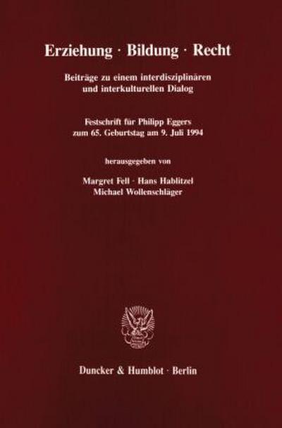 Erziehung - Bildung - Recht.