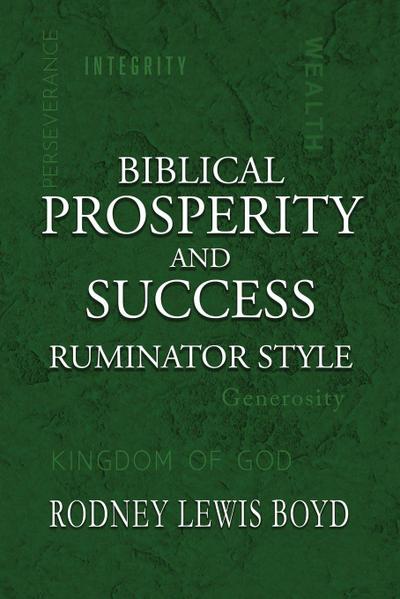 Biblical Prosperity and Success