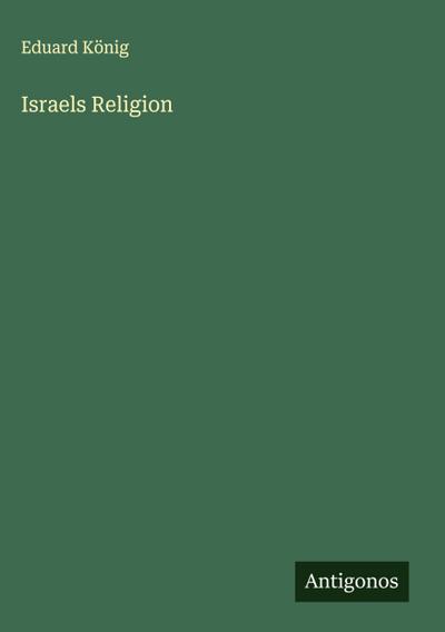 Israels Religion