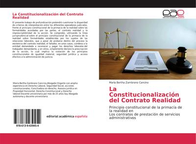 La Constitucionalización del Contrato Realidad