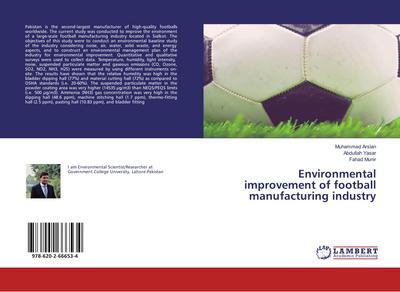 Environmental improvement of football manufacturing industry