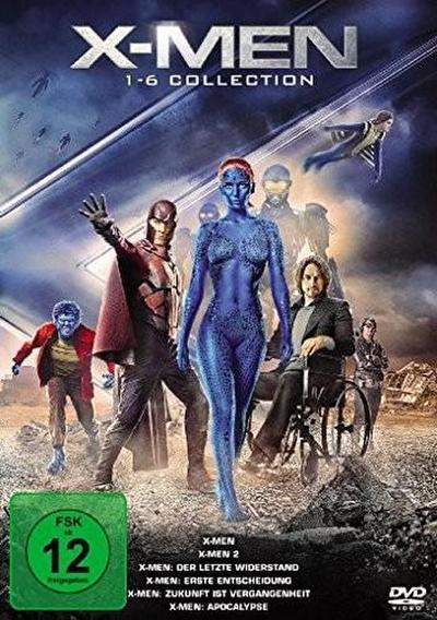 X-Men  BOX 1-6  (DVD)  6Disc Min: 718/DD5.1/WS