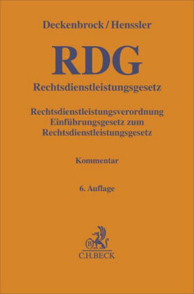Rechtsdienstleistungsgesetz. RDG