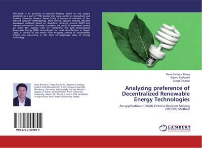 Analyzing preference of Decentralized Renewable Energy Technologies
