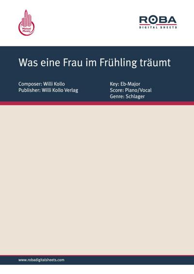 Was eine Frau im Frühling träumt