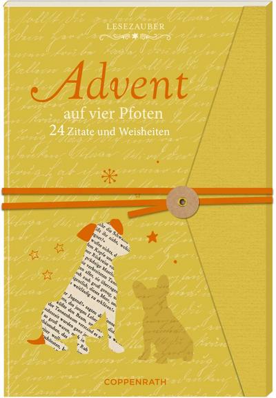 Brief-Adventskalenderbuch - Advent auf vier Pfoten