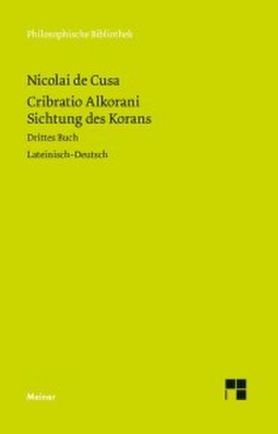 Cribratio Alkorani / Sichtung des Korans