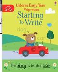 Starting to Write (Usborne Early Years Wipe-Clean)