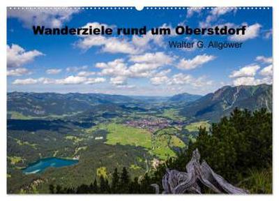 Wanderziele rund um Oberstdorf (Wandkalender 2026 DIN A2 quer), CALVENDO Monatskalender