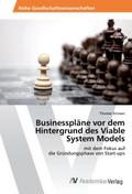 Businesspläne vor dem Hintergrund des Viable Syste