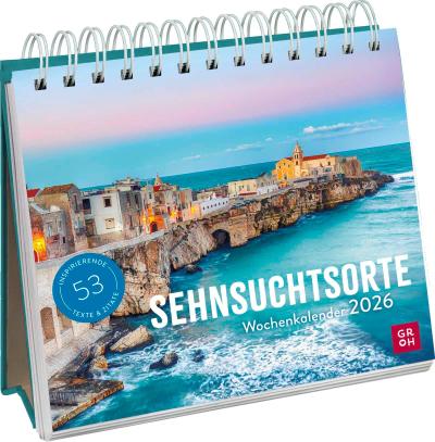 Wochenkalender 2026: Sehnsuchtsorte