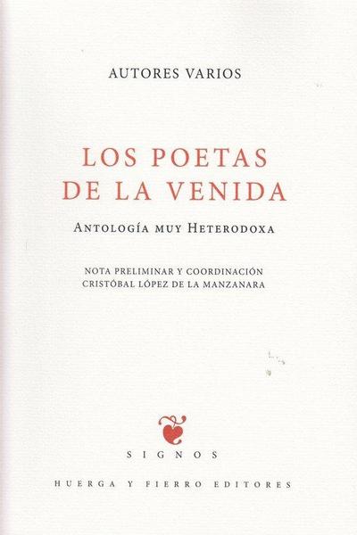 Los poetas de la venida
