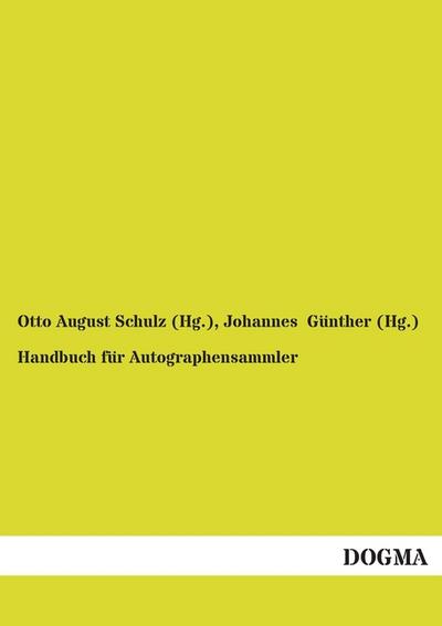 Handbuch für Autographensammler