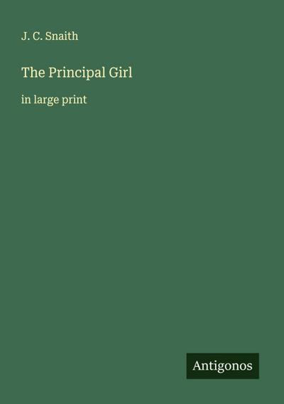 The Principal Girl