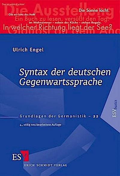 Syntax der deutschen Gegenwartssprache