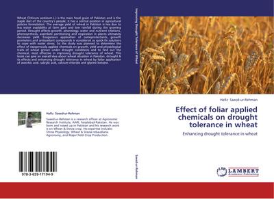 Effect of foliar applied chemicals on drought tolerance in wheat