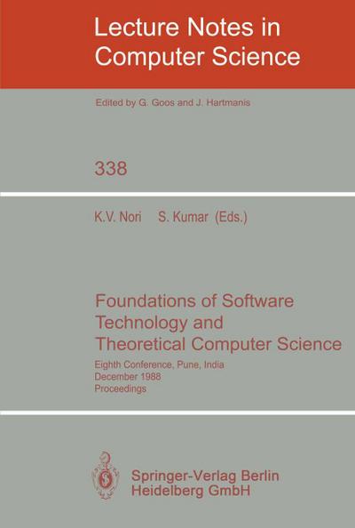 Foundations of Software Technology and Theoretical Computer Science
