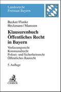 Klausurenbuch Öffentliches Recht in Bayern