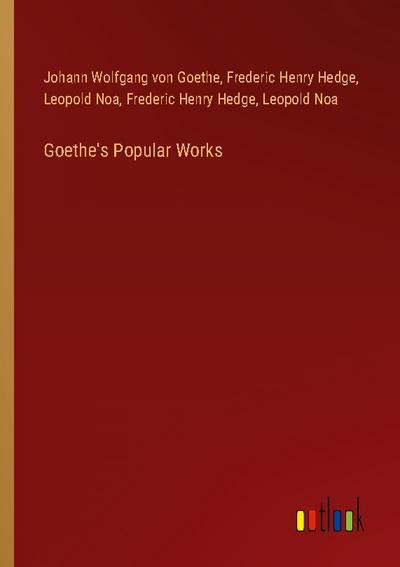 Goethe’s Popular Works