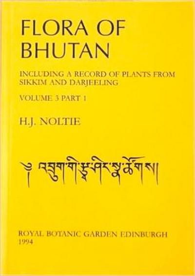 Flora of Bhutan: Volume 3, Part 1