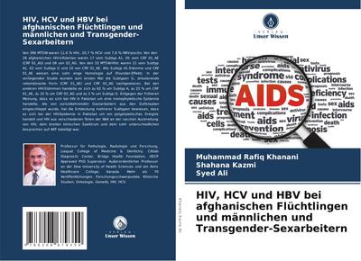 HIV, HCV und HBV bei afghanischen Flüchtlingen und männlichen und Transgender-Sexarbeitern