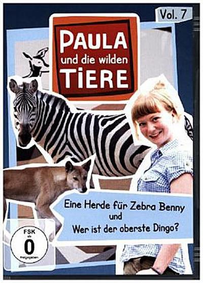 Paula und die wilden Tiere - Eine Herde für Zebra Benny / Wer ist der oberste Dingo?, 1 DVD
