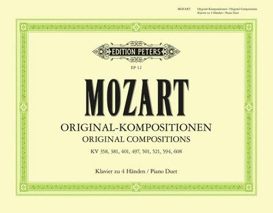 Mozart, W: Original Compositions for Piano Duet